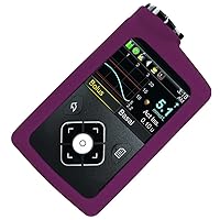 Premium Soft Silicone case for Medtronic Minimed Insulin Pump 630G/ 640G/ 670G/770G /780G(All Model) (Purple)