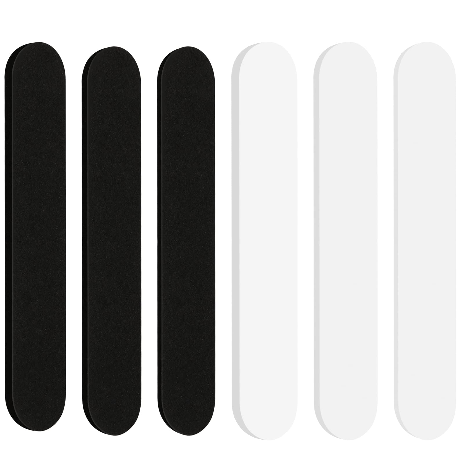 42 PCS Hat Size Reducer, PHSZZ Foam Hat Sizing Tape, Filler Sizer Reducer Insert Adhesive for Hats Cap Sweatband, 3 sizes (3mm 4mm 5mm Black and White)