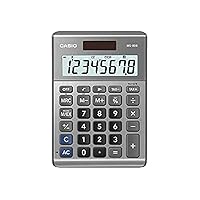 Casio MS-80B 8-Digit Desktop Calculator, Silver Small