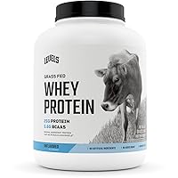 Levels Grass Fed Whey Protein, No Artificials, 25G of Protein, Unflavored, 5LB
