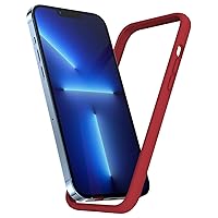 K TOMOTO Compatible iPhone 13 Pro Max Bumper Case (6.7 Inch), Liquid Silicone Bumper Case [Shock-Absorb] [Raised Edge Protection] [Drop Protection] [Silky and Soft Touch] Frame Bumper Case, Red