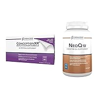 Theralogix ConceptionXR Motility + NeoQ10 Bundle ConceptionXR Motility Support Male Preconception Supplement (30-Day Supply) | NeoQ10 Enhanced Absorption CoQ10 Softgel Supplement (90 Day Supply)