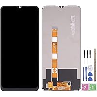 YeeLing LCD Display + Outer Glass Touch Screen Digitizer Full Assembly Replacement for Oppo Realme Narzo 50A RMX3430 (Black)
