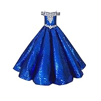Cute 3D Floral Flowers Lace Patterning Ball Gown Junior Toddler Girls Pageant Prom Dresses 2024 Tulle
