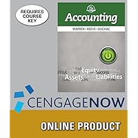 CengageNOW for Warren/Reeve/Duchac's Accounting, 25th Edition