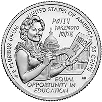 2024 P, D Patsy Takemoto Mink, American Women Quarter Series 2 Coin Uncirculated