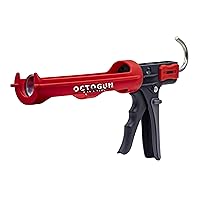 Newborn Octogun Model 208D Drip-Free Caulk Gun with Integrated Tooling Square and Removal Tool