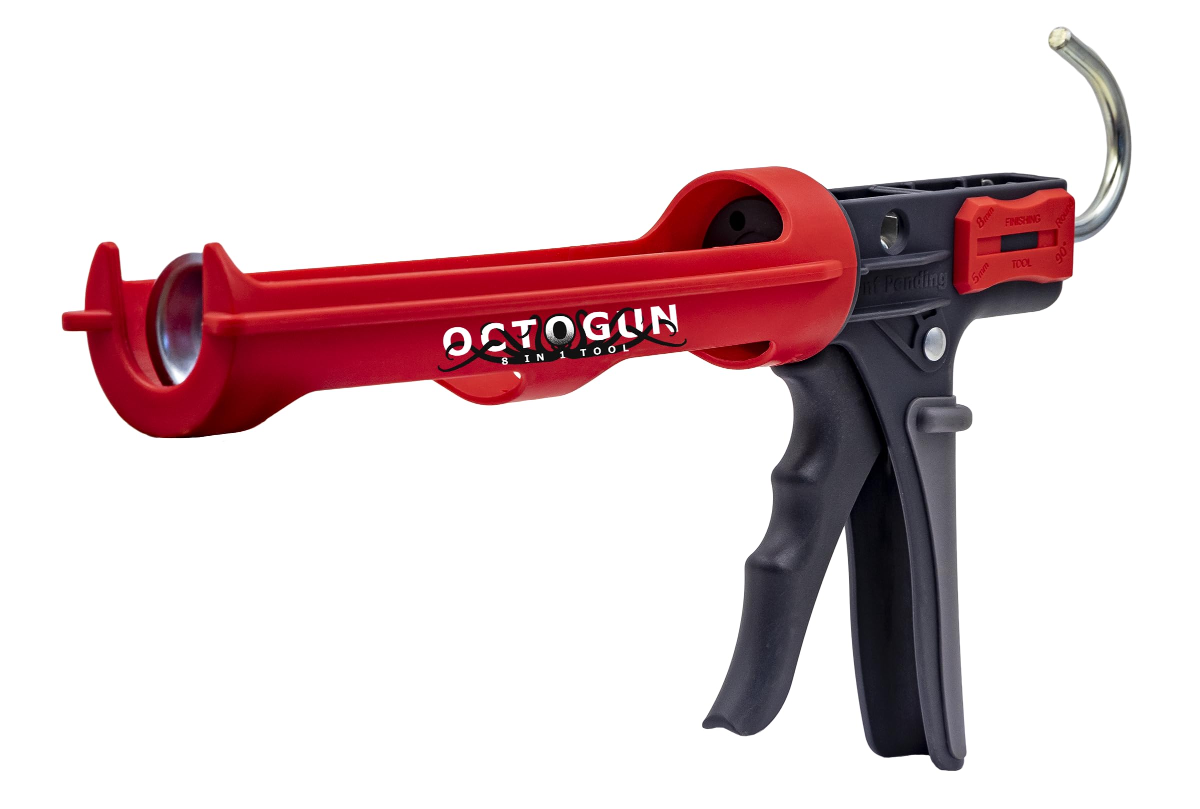 Newborn Octogun Model 208D Drip-Free Caulk Gun with Integrated Tooling Square and Removal Tool