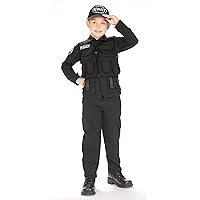 Young Heroes Child's SWAT Police Costume, Small