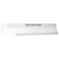 Broan-NuTone 412401 Non-Ducted Under-Cabinet Ductless Range Hood Insert, 24-Inch, White