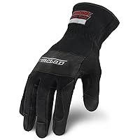 Ironclad HEATWORX HEAVY DUTY; Heat Resistant Gloves, Silicone-Palm, Rated up to 600°F (315 °C) Kevlar-Liner and Shell, (1 Pair), Black