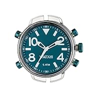 Watx&Colors XXL analogic Mens Analog Quartz Watch with Rubber Bracelet RWA3740
