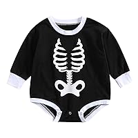 Toddler Boy Winter Clothes Infant Toddler Halloween Boys Girls Long Sleeve Cartoon Prints Triangle 24m Bodysuit