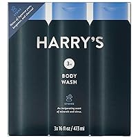Harry�s Men�s Body Wash, Stone Scent, 16 Fluid Ounce (Pack of 3)