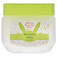 Ampro Beautiful Child Nursery Jelly - 100 Percent White Petroleum - Soft and Light Conditioner Formulation is Delicate on Baby's Hair and Skin - Hydrates and Moisturizes for Supple Effect - 13 oz