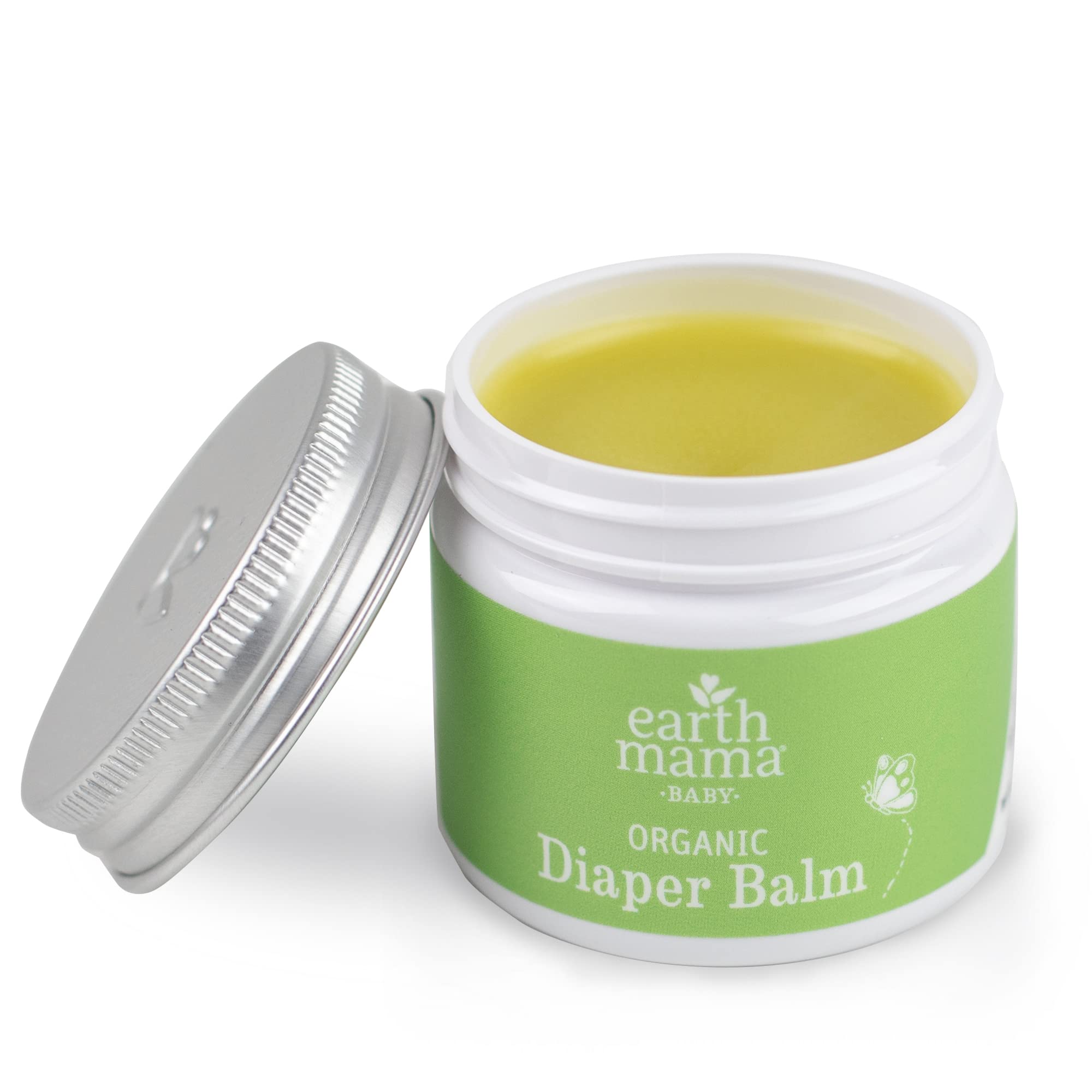 Earth Mama Organic Diaper Balm Economy Family Size | EWG Verified, Gentle Multitasking Cream for Sensitive Skin, 4-Fluid Ounce