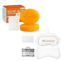 Turmeric Kojic Acid Dark Spot Corrector Soap & Bath Pillow Luxury Bathtub Pillow for Tub