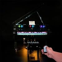 Upgrade LED Light Kit for Lego Ideas 21323 Grand Piano Building Blocks (Not Include Building Blocks Model) (RC with Sound)