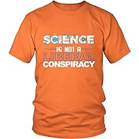 Science Is Not A Liberal Conspiracy Graphic Men's T-Shirt - Liberty, Justice, and Science for All!