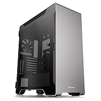 Thermaltake A500 Aluminum Tempered Glass ATX Mid Tower Gaming Computer Case with 3 Fans Pre-Installed CA-1L3-00M9WN-00