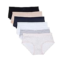 Maidenform 6 Pack Comfort Lace Girl's Short Panties