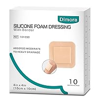 Silicone Foam Dressing with Border Adhesive 4