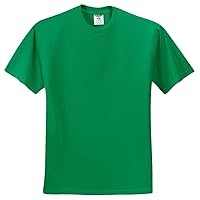 50/50 Cotton/Poly T-Shirt. >> XL,Kelly