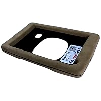 Case Cover Compatible with NUVI 3597 LMTHD Faux Suede Mocha Made in The USA by GizzMoVest LLC