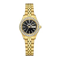 Citizen Ladies' Dress Quartz Stainless Steel Bracelet with Crystals and Day Date