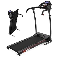 Foldable Electric Treadmill Compact Cardio Machine Running Jogging Workout Black 