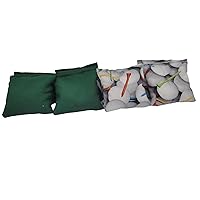 Golf themed mini cornhole bags bean bag toss replacement 3