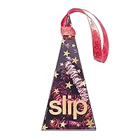 Slip Pure Silk Skinny Scrunchies, Moonflower Nights Ornament 4x Scrunchie Pack - The Slipsilk Difference Highest Grade 22 Momme Mulberry Silk Hair Ties - Holiday Gift Sets + Gift Set for Women