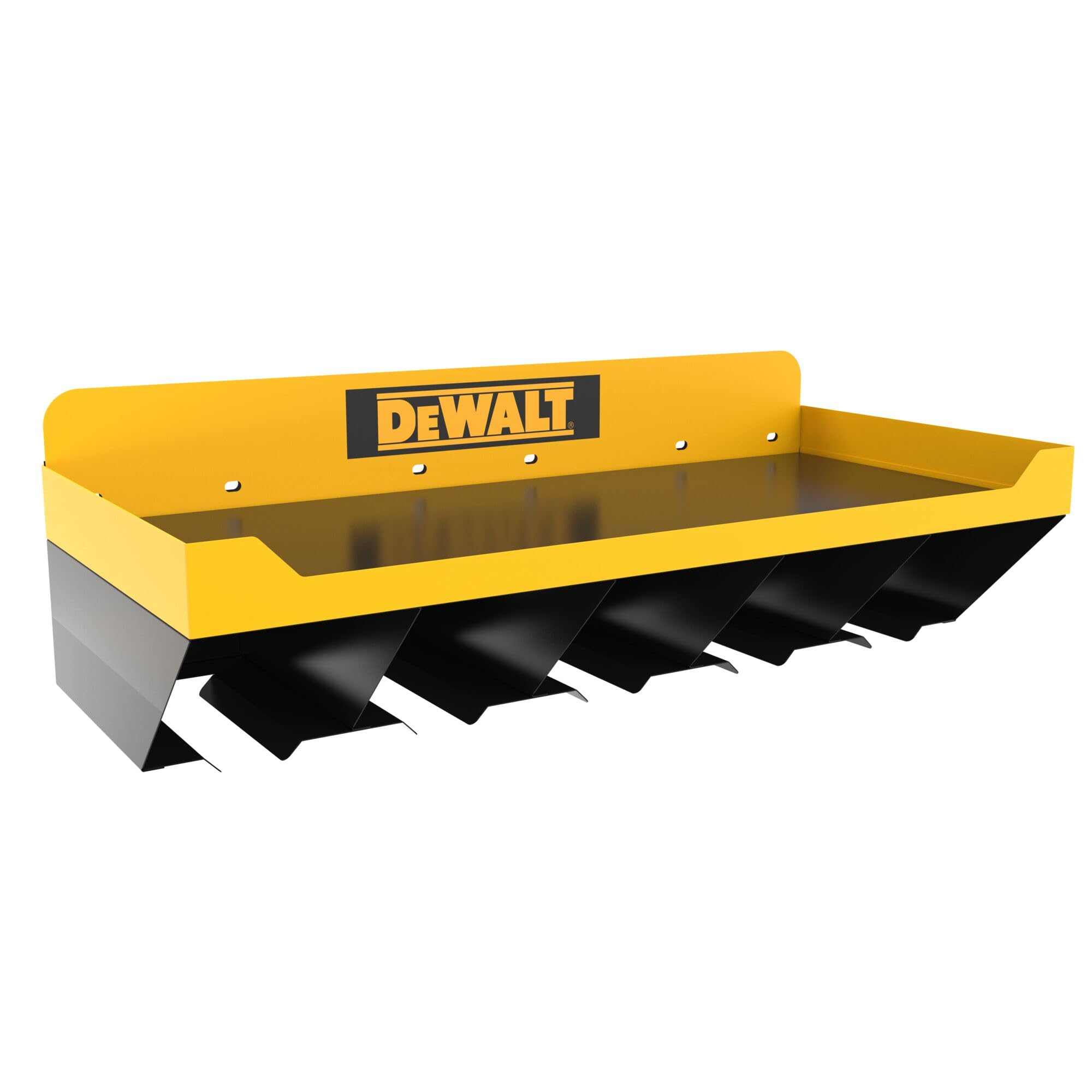 DEWALT Tool Organizer, Power Tool Storage Shelf, Hold up to 5 Tools, 100lb Capacity, DEWALT Workshop Storage System Compatible (DWST82822)