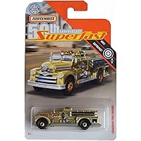 Matchbox Seagrave Fire Engine, Superfast 4/6 [Gold]