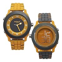 Color Twins Classic YS-62 Watch Yellow, Dial Color - Yellow, Watch Reversible