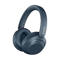 Sony WH-XB910N Extra BASS Noise Cancelling Headphones, Wireless Bluetooth Over The Ear Headset with Microphone and Alexa Voice Control, Blue (Amazon Exclusive)