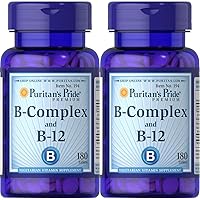 Vitamin B-Complex and Vitamin B-12, 180 Count (Pack of 2)