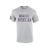 Rogan Jones '24 Funny Political Mens Short Sleeve T-Shirt Graphic Tee