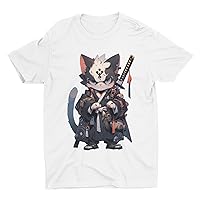 Fashion with a Twist Cat Samurai T-Shirts for Stylish Statement Makers