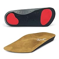 3/4 Length Orthotic Shoe Insoles with Built-in Raise for Ball of Foot Pain, Morton’s Neuroma, Flat Feet - Metatarsalgia