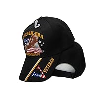 AES Vietnam Era Veteran Vet V War Embroidered Baseball Cap Hat