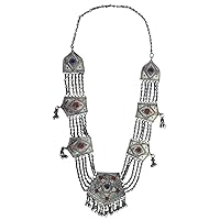 Afghan kuchi Stunning handmade Silver Stunning Long Necklace Sets for Functions and parties