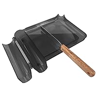 Right Hand Pill Counting Tray with Spatula (Black - Wood Handle)