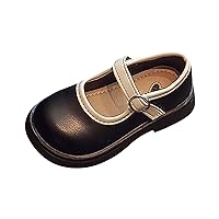 boys sandals size 2 Girls Spring And Autumn Closed Toe Solid Color With Lace Sandals Daily Casual Shoes Suitable