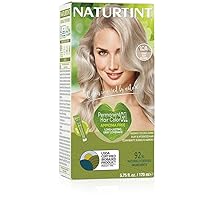 Naturtint Permanent Hair Color 10A Light Ash Blonde (Pack of 1), Ammonia Free, Vegan, Cruelty Free, up to 100% Gray Coverage, Long Lasting Results