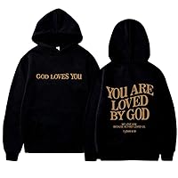 Jesus Loves You Hoodie Christian Jesus Saves Faith Sweatshirt Man Woman Pullover Tops Streetwear Gift Y2K Clothes