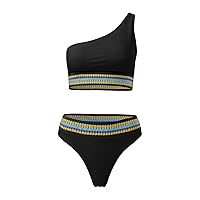 Sheer Swimsuit Coverup for Women Short Tops for Women for Skirts Printed Bikini Splice Color Contrast One Sho