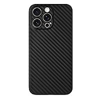 Case for iPhone 15Pro Max/15 Pro/15 Plus/15 Magnetic Phone Cover Full Lens Protection Carbon Fiber Texture Soft Shockproof Case (Black,15 Pro)