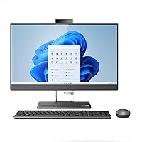 Lenovo IdeaCentre AIO 5 27IAH7 2023 All-in-One Desktop 27-inch IPS Touchscreen 14-Core 12th Generation Intel i7-12700H Iris Xe Graphics 12GB DDR5 1TB SSD WiFi 6 RJ45 LAN Win10 Home w/ONT 32GB USB