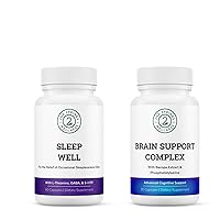 Restful Nights & Cognitive Wellness Bundle: Sleep Well & Brain Support Formula